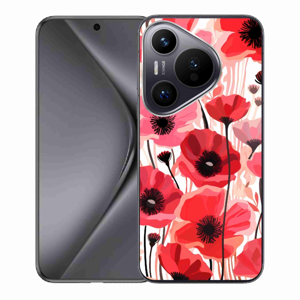 Gelový kryt mmCase na Huawei Pura 70 - vlčí mák 1