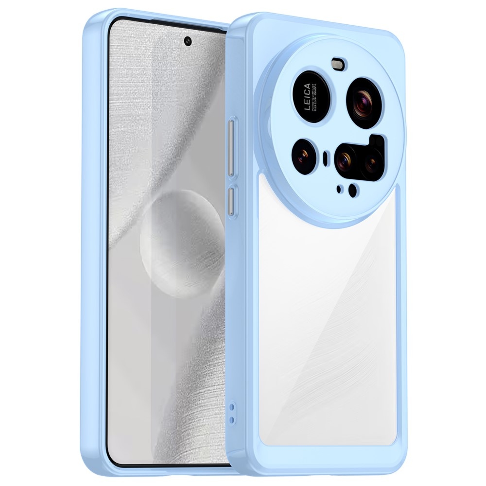 Gelový obal s pevnými zády na Xiaomi 15 Ultra - modrý