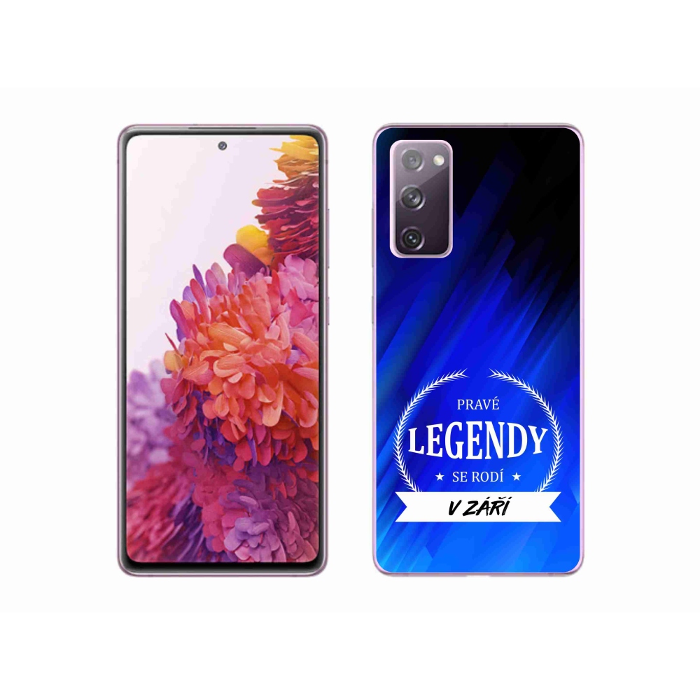 Gelový kryt mmCase na Samsung Galaxy S20 FE - legendy v září modré pozadí