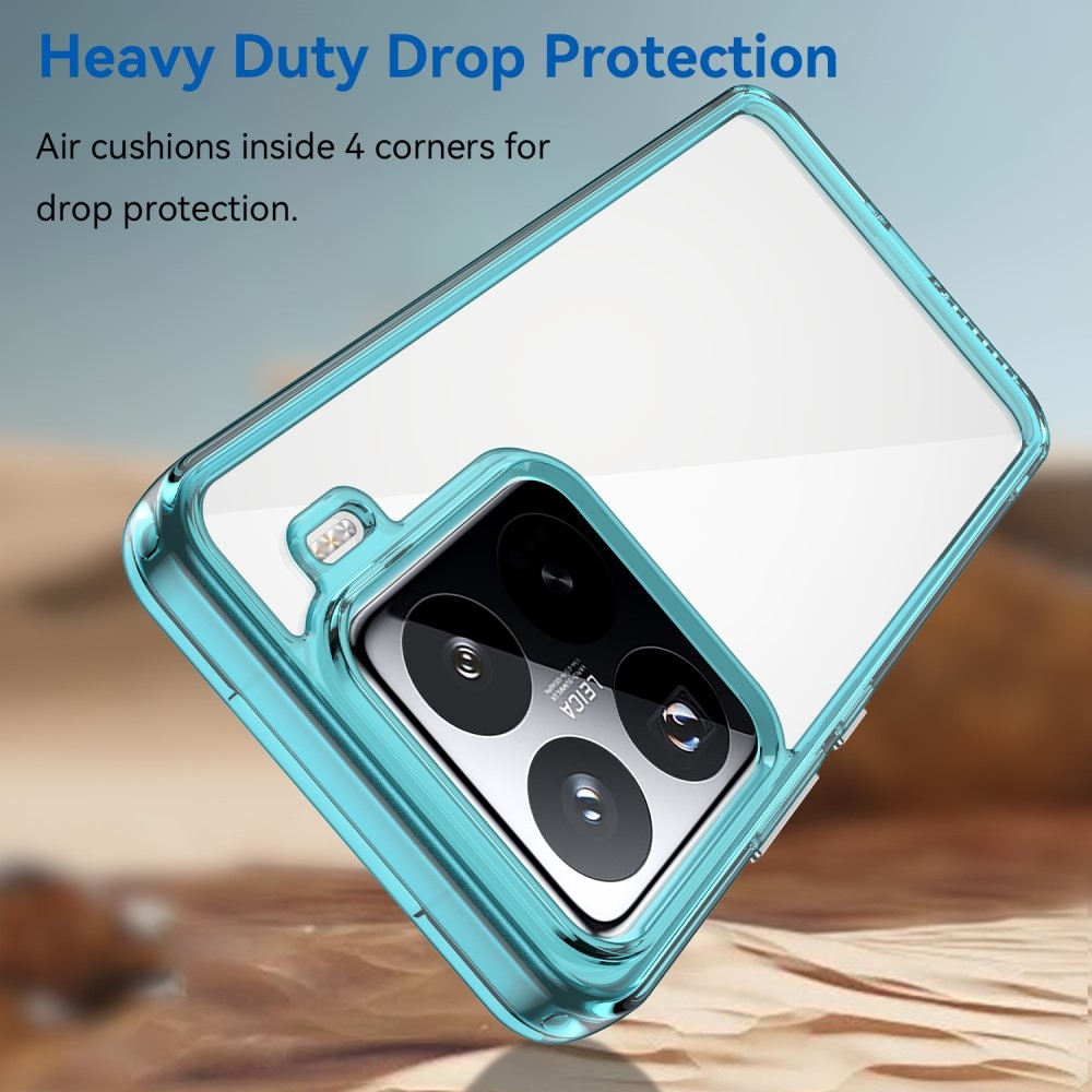 Gelový obal s pevnými zády na Xiaomi 15 Pro - světlemodrý