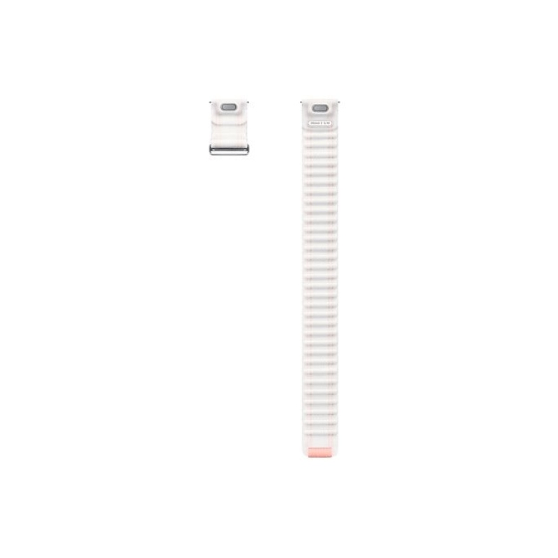 ET-SVL30SWE Samsung Galaxy Watch 4/5/6/7 Textilní Řemínek 20mm S/M Pink/White