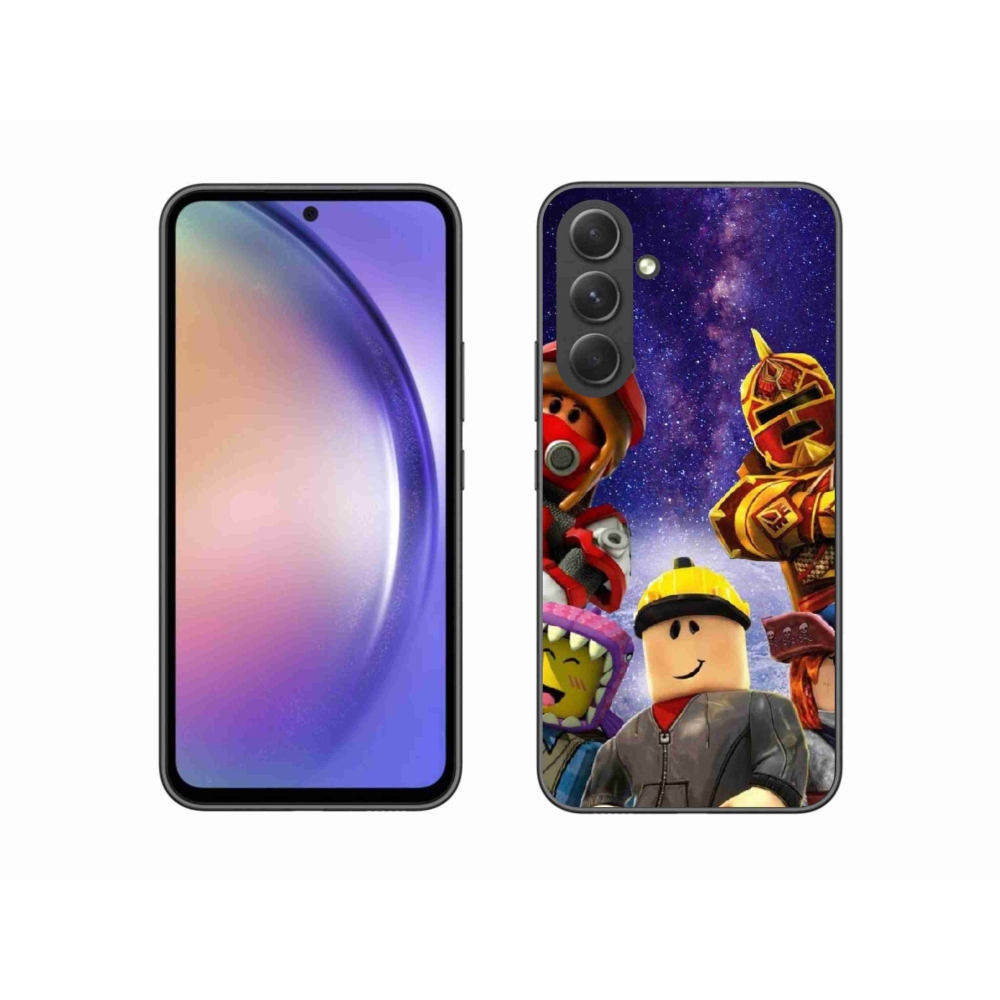 Gelový kryt mmCase na Samsung Galaxy A54 5G - roblox 3