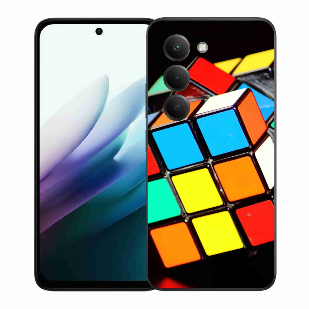 Gelový kryt mmCase na Xiaomi Redmi 15 4G/5G (171mm) - rubikova kostka