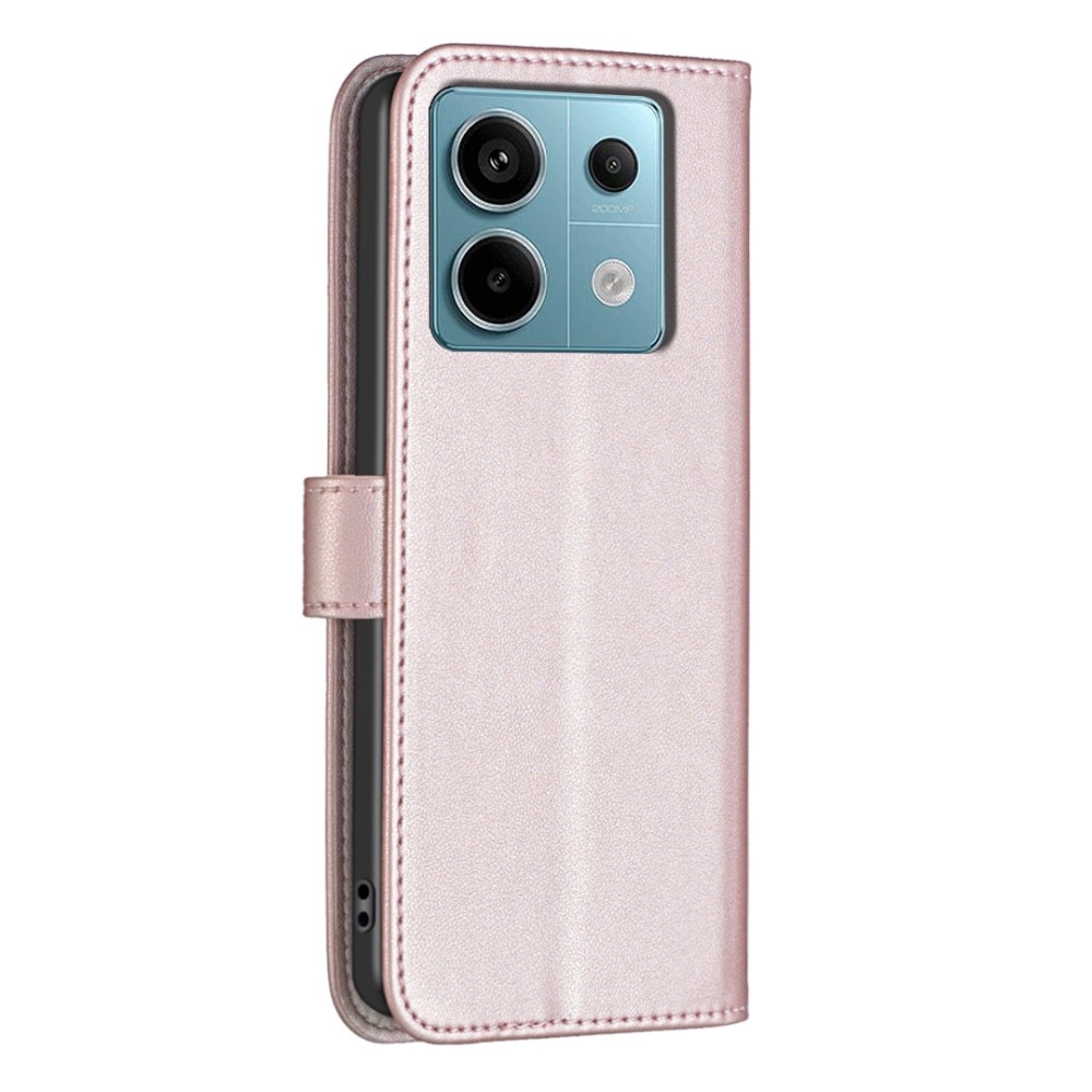 BNF knížkové pouzdro na Xiaomi Redmi Note 13 Pro 5G/Poco X6 5G - růžovozlaté