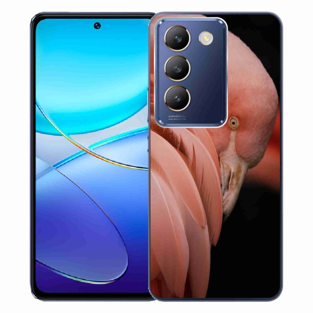 Gelový kryt mmCase na Vivo V40 SE 4G/5G - plameňák 3
