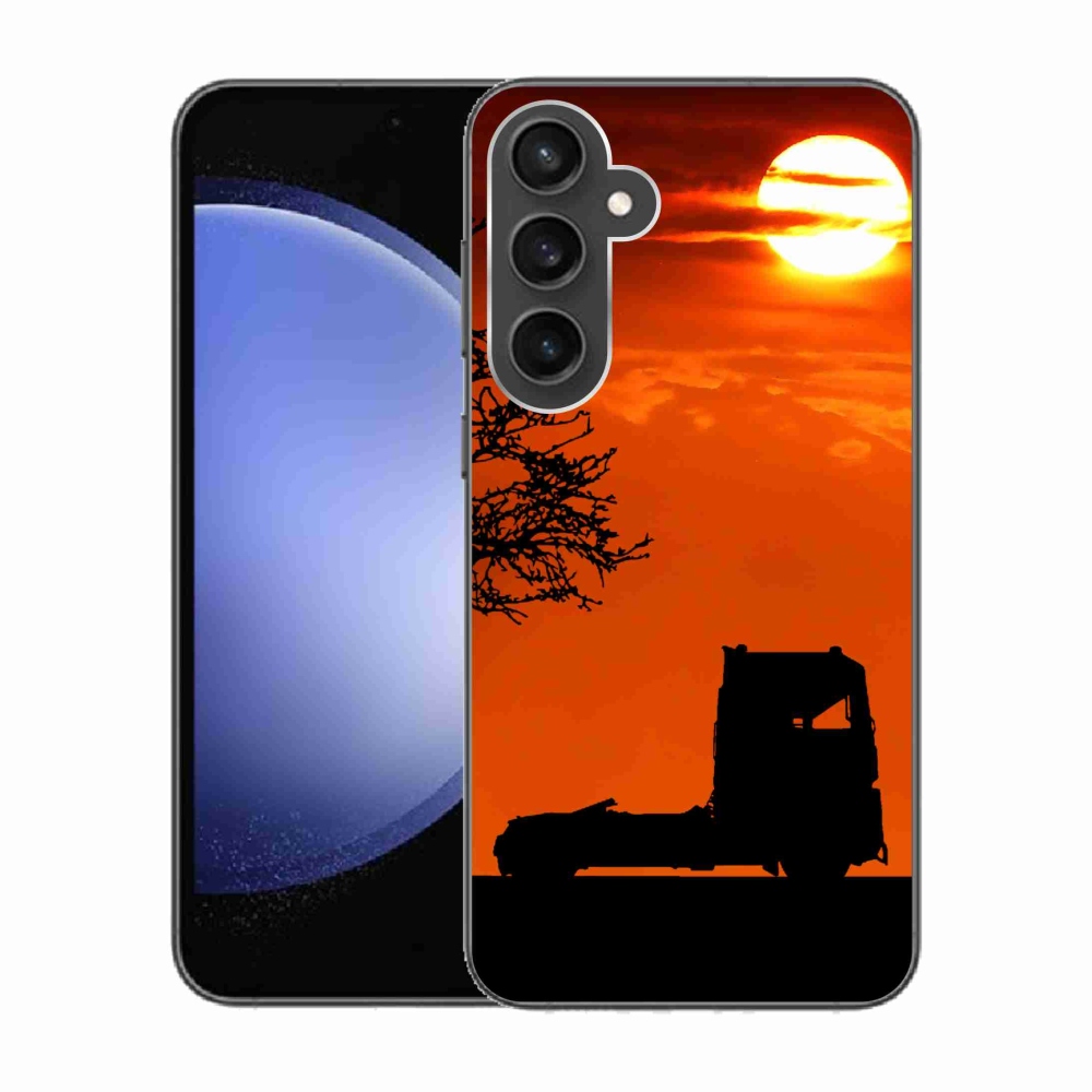 Gelový kryt mmCase na Samsung Galaxy S23 FE - kamion 3