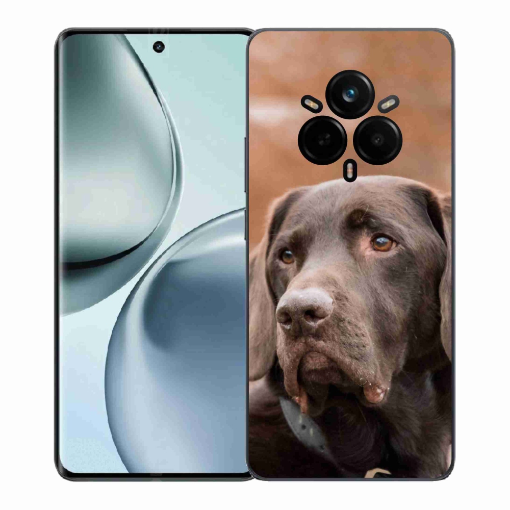 Gelový kryt mmCase na Realme 14 Pro+ 5G - hnědý labrador