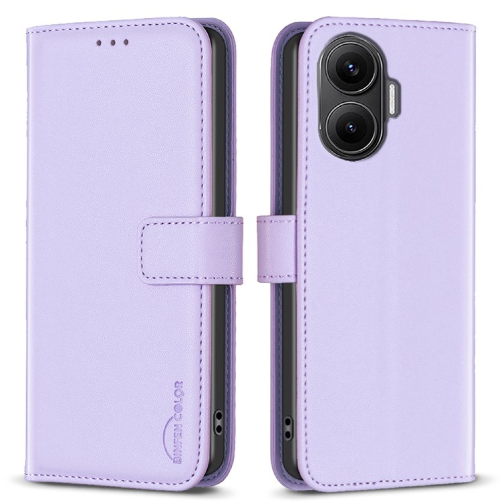 BNF knížkové pouzdro na Xiaomi Poco F7 5G - světlefialové