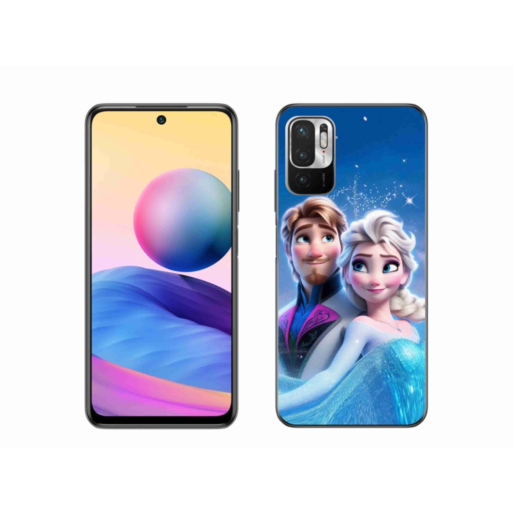 Gelový kryt mmCase na Xiaomi Redmi Note 10 5G - ledové království 1