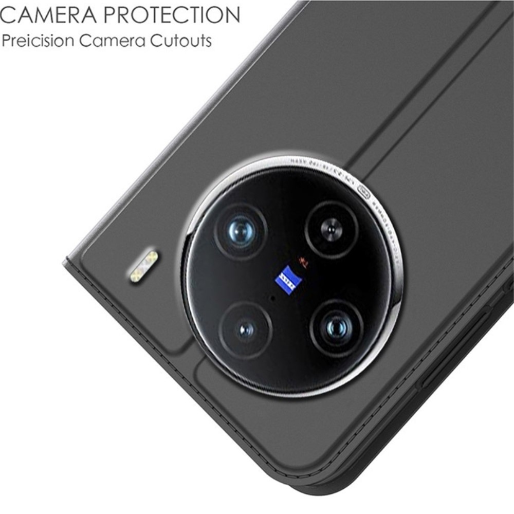DUX knížkové pouzdro na Vivo X100 Pro 5G - černé
