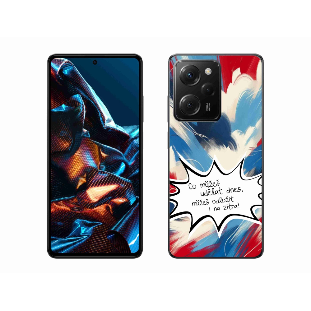 Gelový kryt mmCase na Xiaomi Poco X5 Pro 5G - vtipný text 9 bílé pozadí