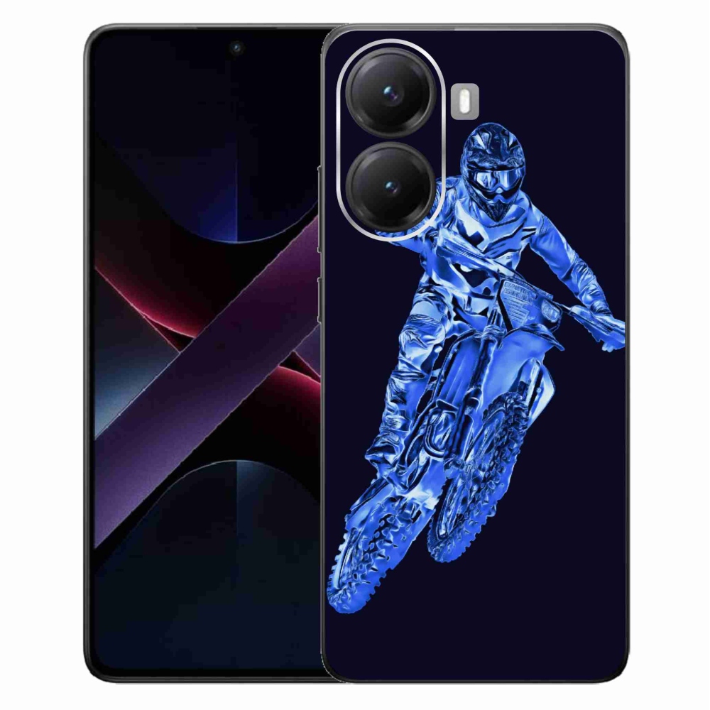 Gelový kryt mmCase na Xiaomi Poco X7 Pro 5G - motocross 1
