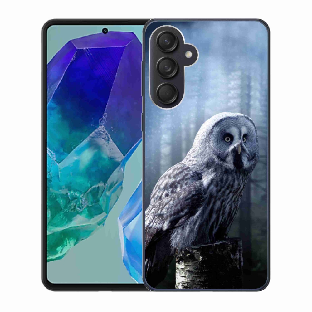 Gelový kryt mmCase na Samsung Galaxy M55 5G - sova