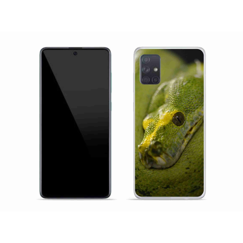 Gelový kryt mmCase na Samsung Galaxy A51 - had 2