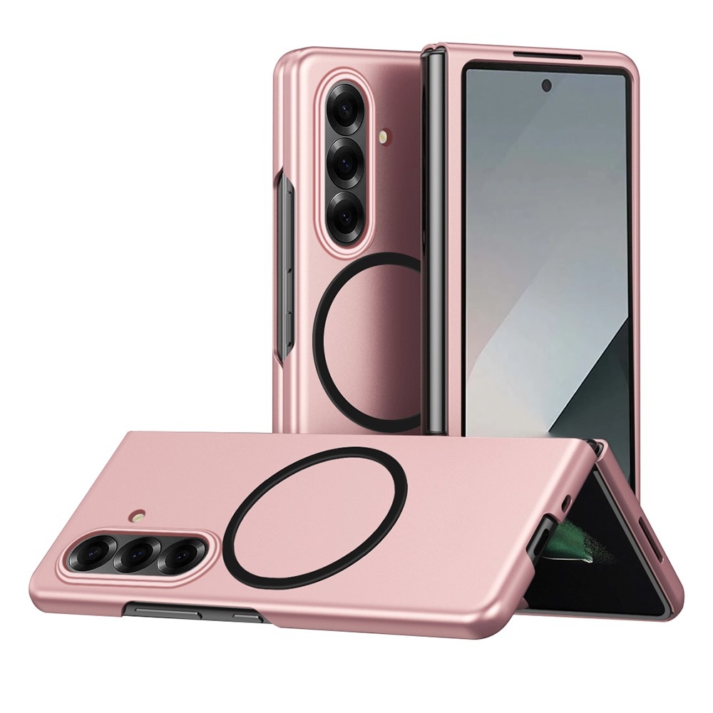Touch matný plastový obal s MagSafe na Samsung Galaxy Z Fold7 5G - růžový
