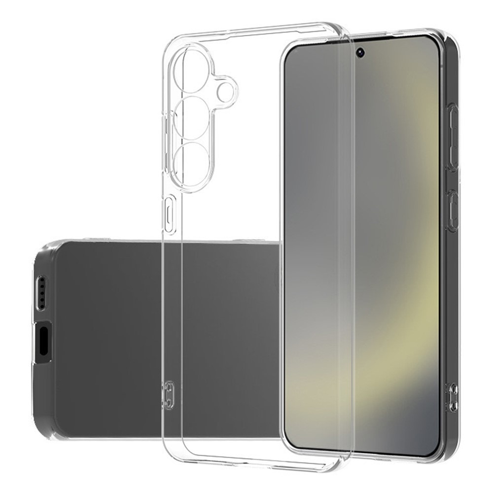 Průhledný gelový obal na Samsung Galaxy S25 - průhledný