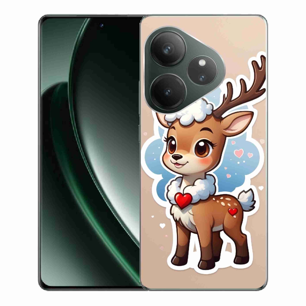 Gelový kryt mmCase na Realme GT 6 5G/GT 6T 5G - kreslený sob