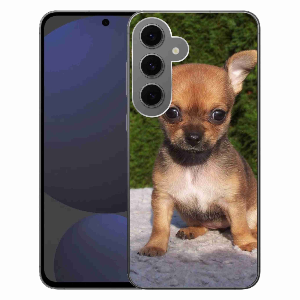 Gelový obal mmCase na Samsung Galaxy S24 FE - čivava 3