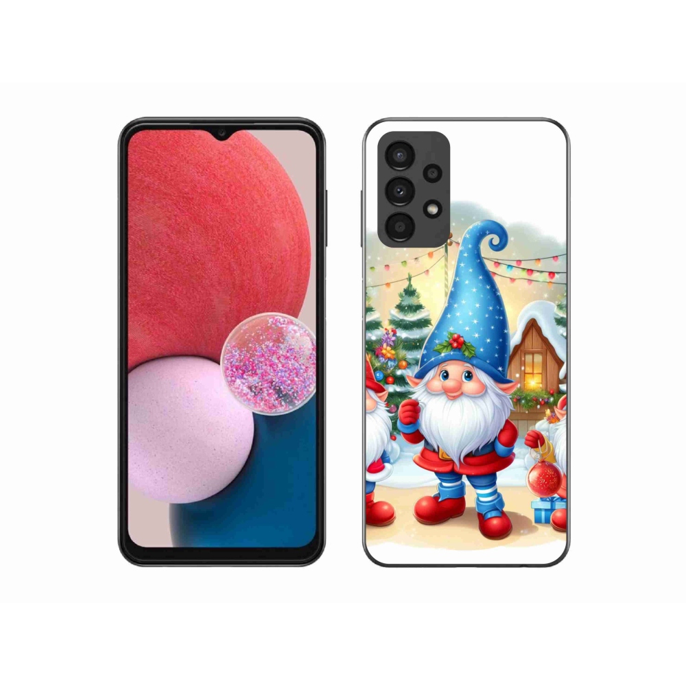 Gelový kryt mmCase na Samsung Galaxy A13 4G - vánoční skřítci