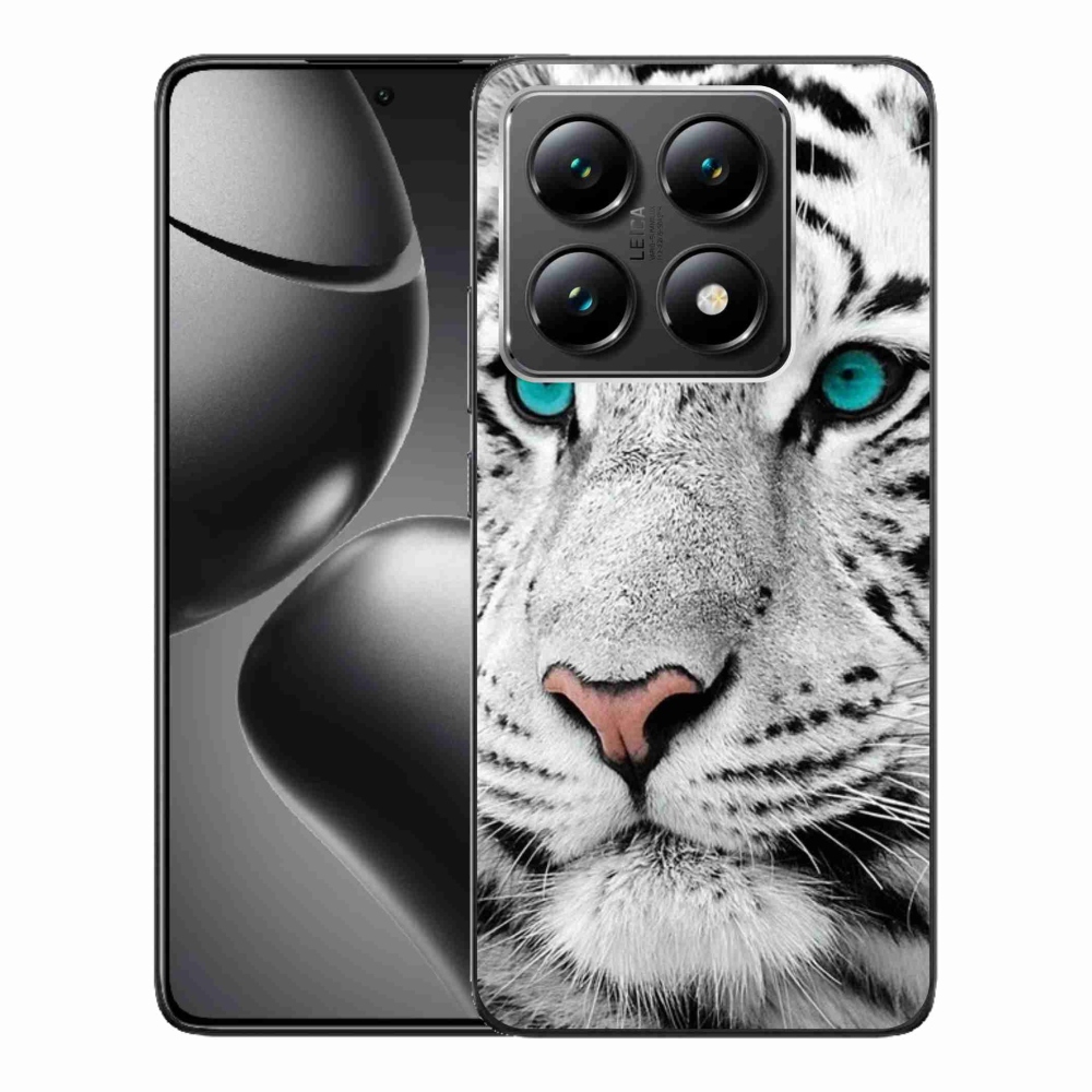 Gelový kryt mmCase na Xiaomi 14T - bílý tygr