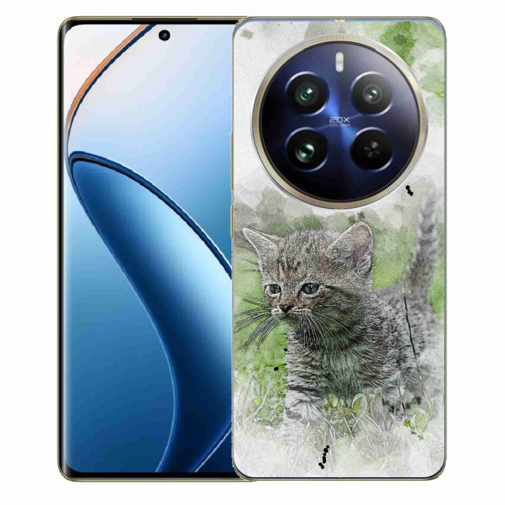 Gelový kryt mmCase na Realme 12 Pro 5G/12 Pro+ 5G - roztomilé kotě 1