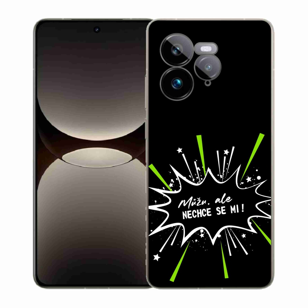 Gelový kryt mmCase na Realme GT 7 Pro 5G - vtipný text 11 černé pozadí