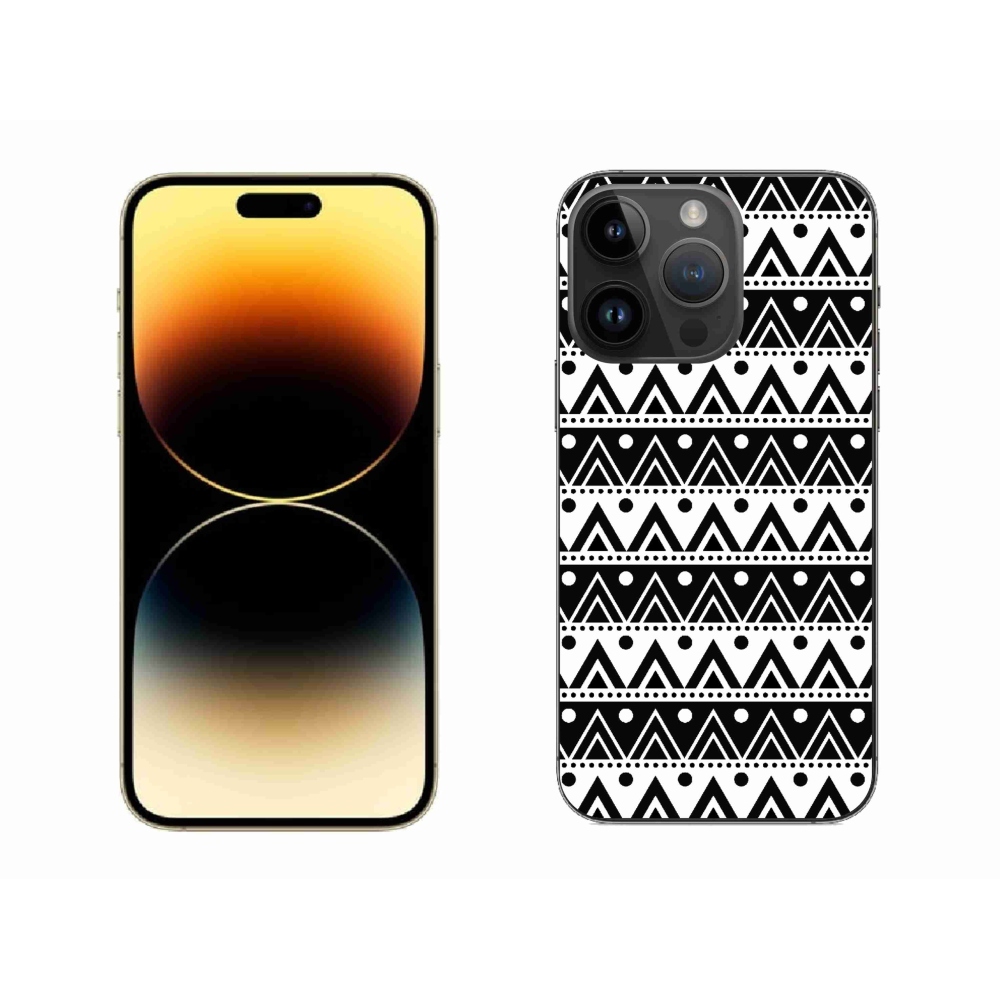 Gelový kryt mmCase na iPhone 14 Pro Max - abstraktní motiv 29