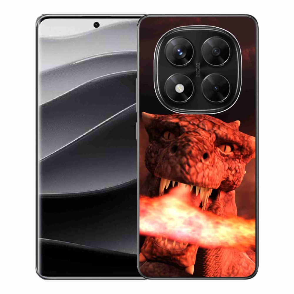 Gelový kryt mmCase na Xiaomi Redmi Note 14 Pro 5G/Poco X7 5G - drak
