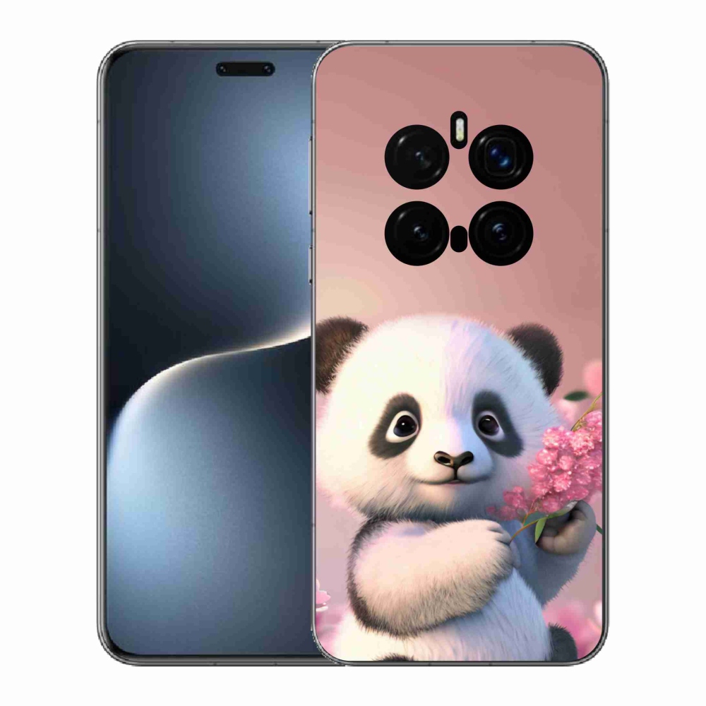 Gelový kryt mmCase na Honor Magic 7 Pro 5G - roztomilá panda