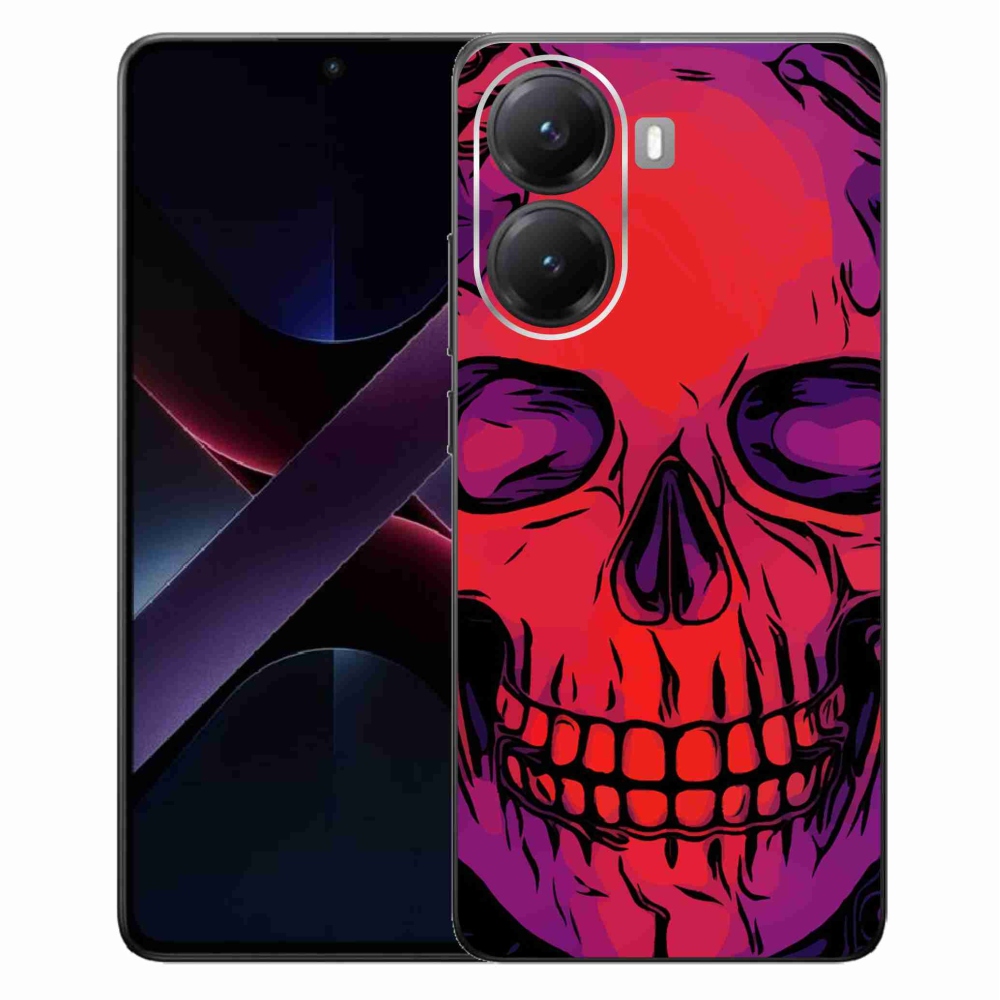 Gelový kryt mmCase na Xiaomi Poco X7 Pro 5G - lebka