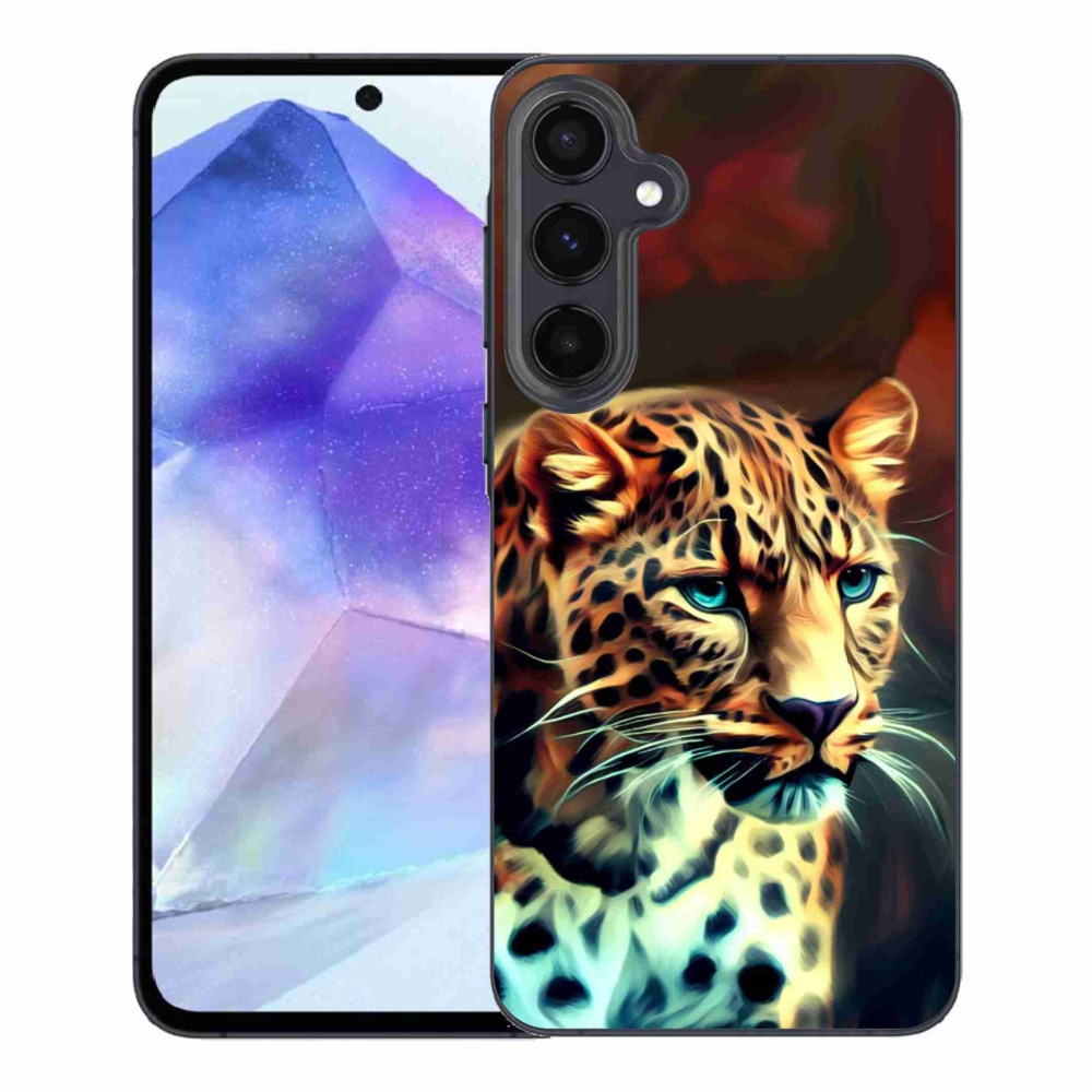 Gelový kryt mmCase na Samsung Galaxy A55 5G - leopard