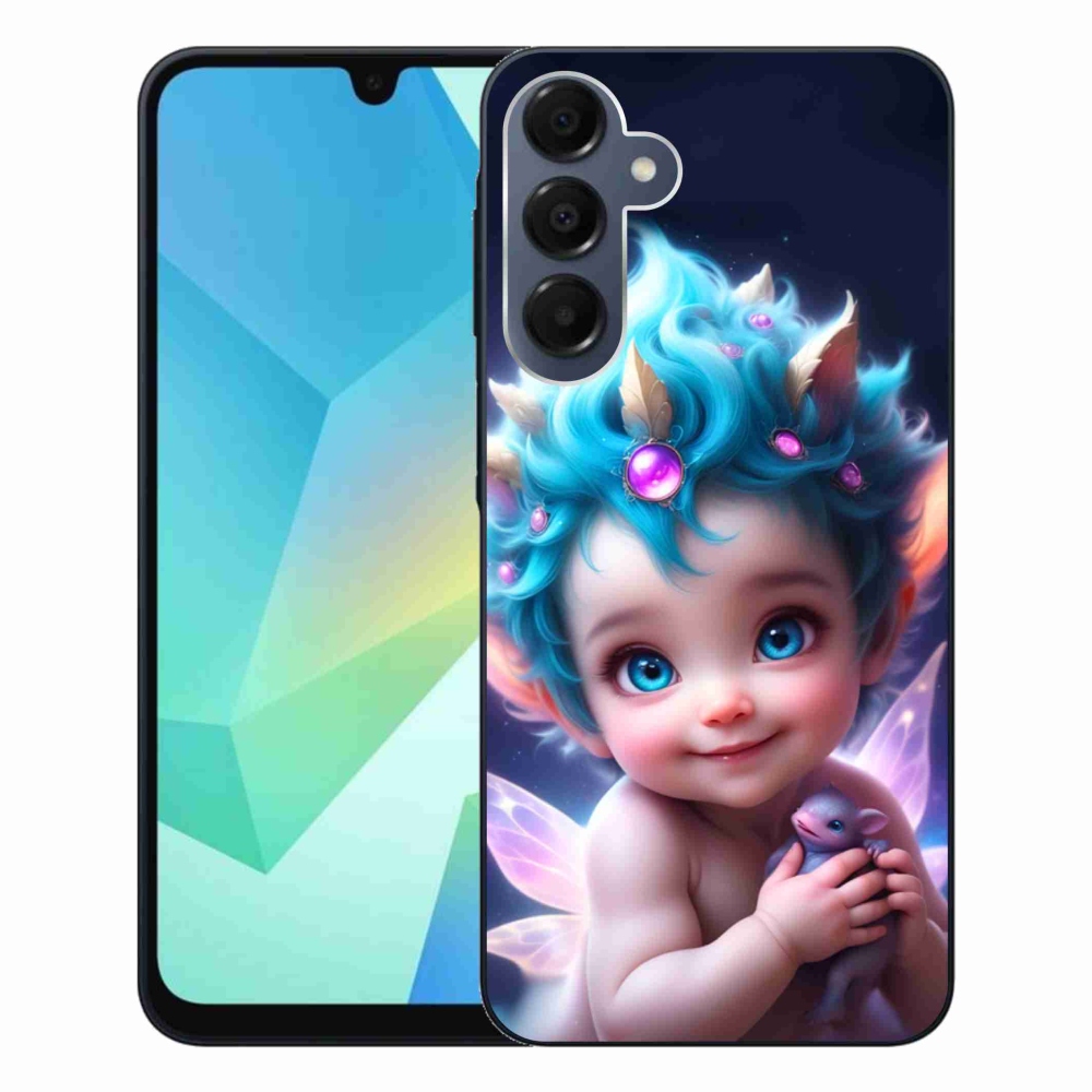 Gelový kryt mmCase na Samsung Galaxy A16 4G/5G - dítě s motýlími křídly