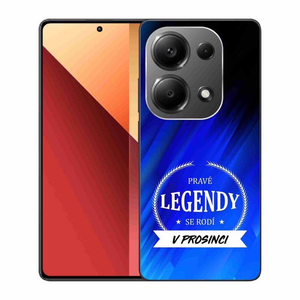 Gelový kryt mmCase na Xiaomi Redmi Note 13 Pro 4G/Poco M6 Pro  - legendy v prosinci modré pozadí