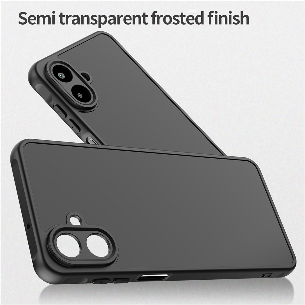 Proof gelový obal s pevnými zády na Samsung Galaxy A07 4G - černý/černý
