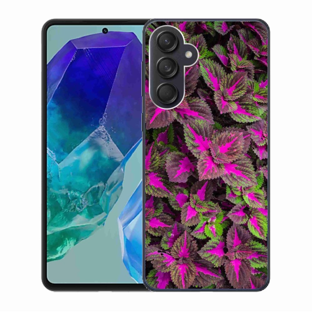 Gelový kryt mmCase na Samsung Galaxy M55 5G - květiny 10