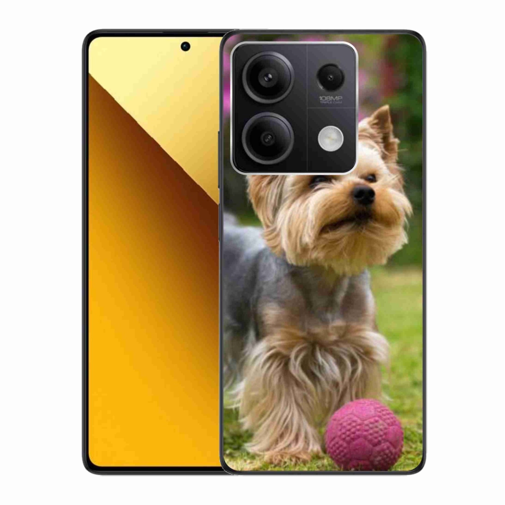 Gelový obal mmCase na Xiaomi Redmi Note 13 5G - jorkšír 4