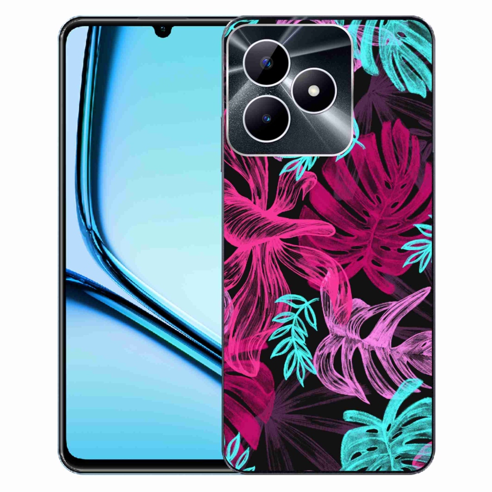 Gelový kryt mmCase na Realme Note 50 - květiny 1