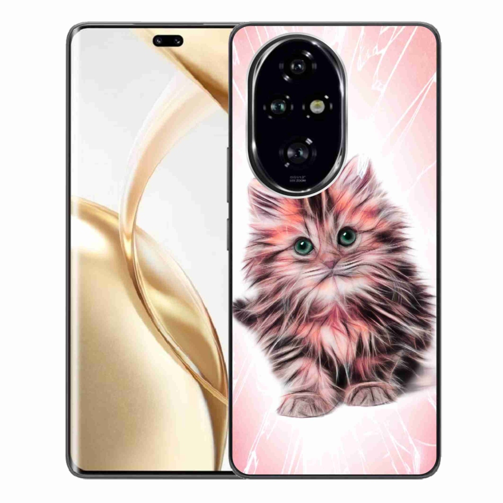 Gelový kryt mmCase na Honor 200 Pro 5G - roztomilé kotě
