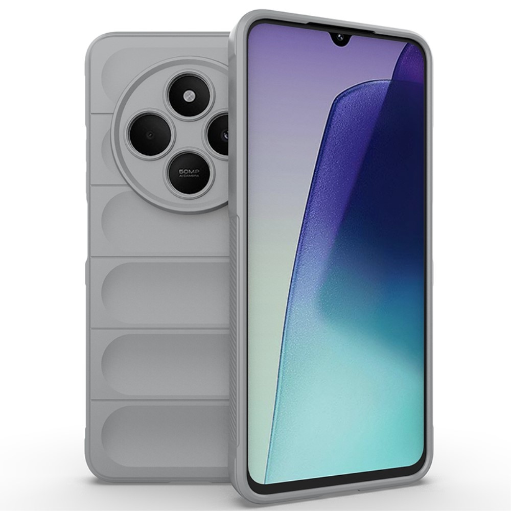 Rugg odolný gelový obal na Xiaomi Redmi 14C/Poco C75 - světlešedý