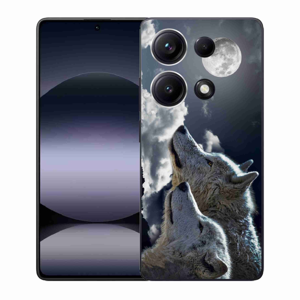 Gelový kryt mmCase na Xiaomi Redmi Note 14S - vlci