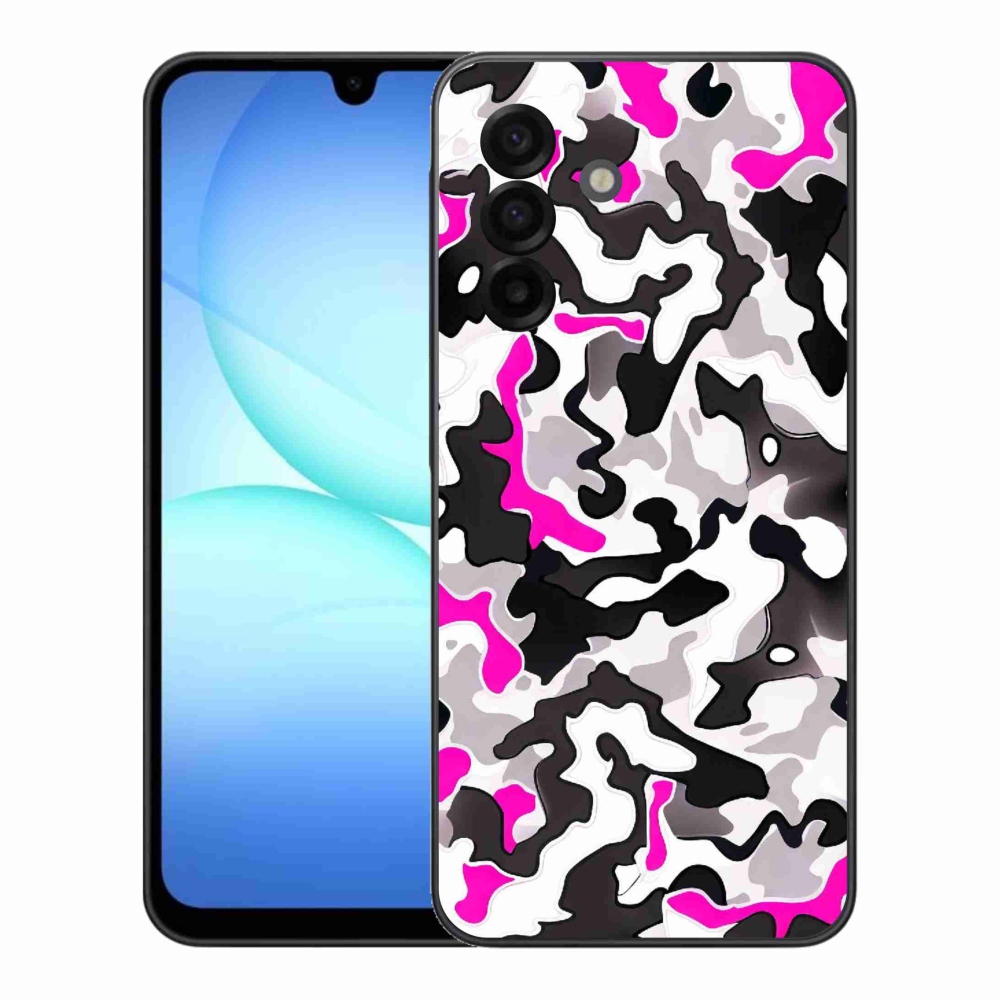 Gelový kryt mmCase na Samsung Galaxy A17 4G/5G - maskáčový vzor 5
