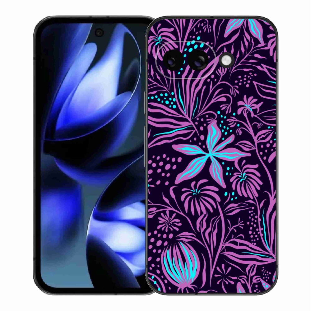 Gelový kryt mmCase na Google Pixel 9a - květiny 2