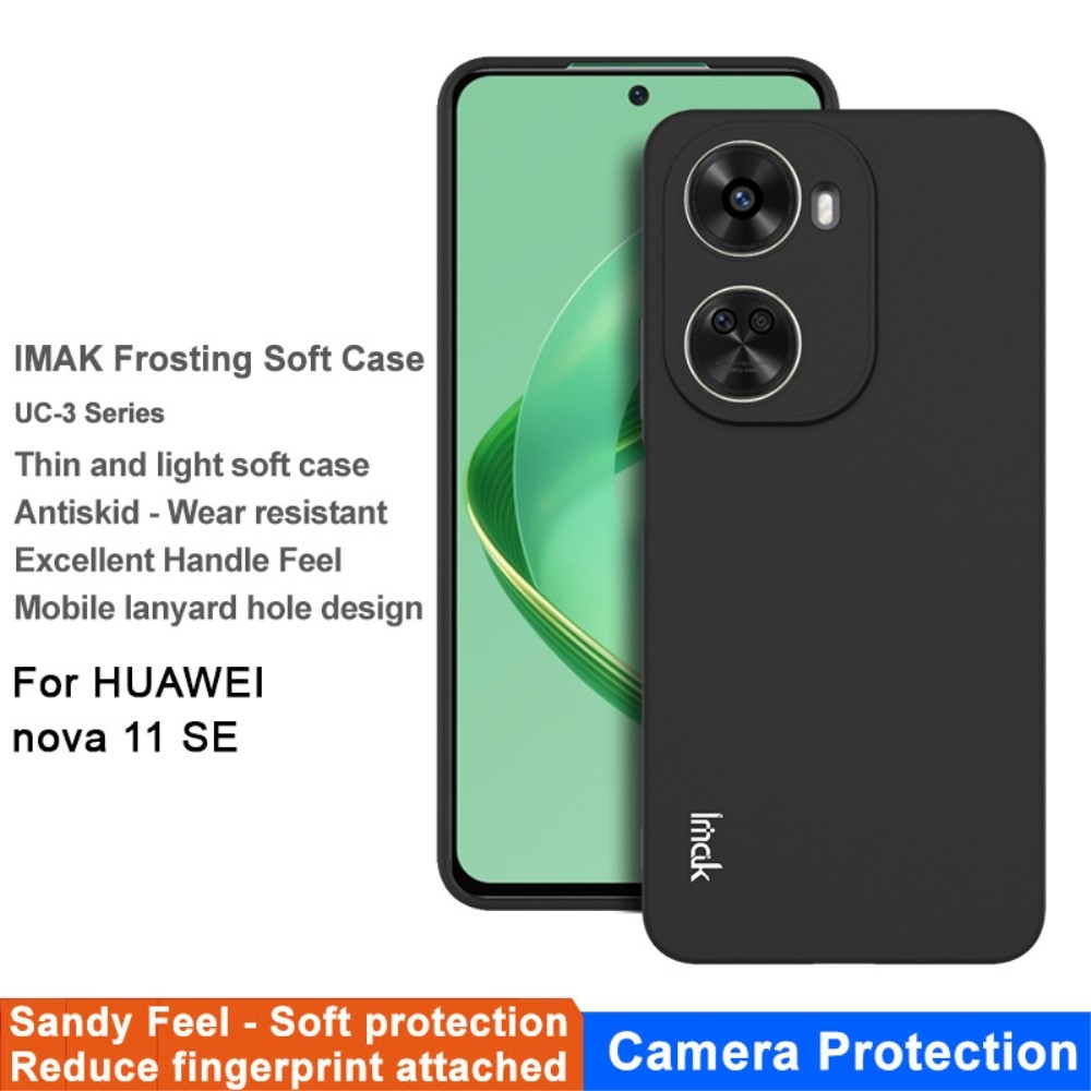 IMK matný gelový obal na Huawei Nova 12 SE - černý