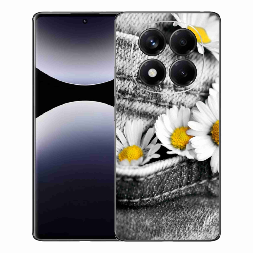 Gelový kryt mmCase na Xiaomi Redmi Note 14 Pro - kopretiny