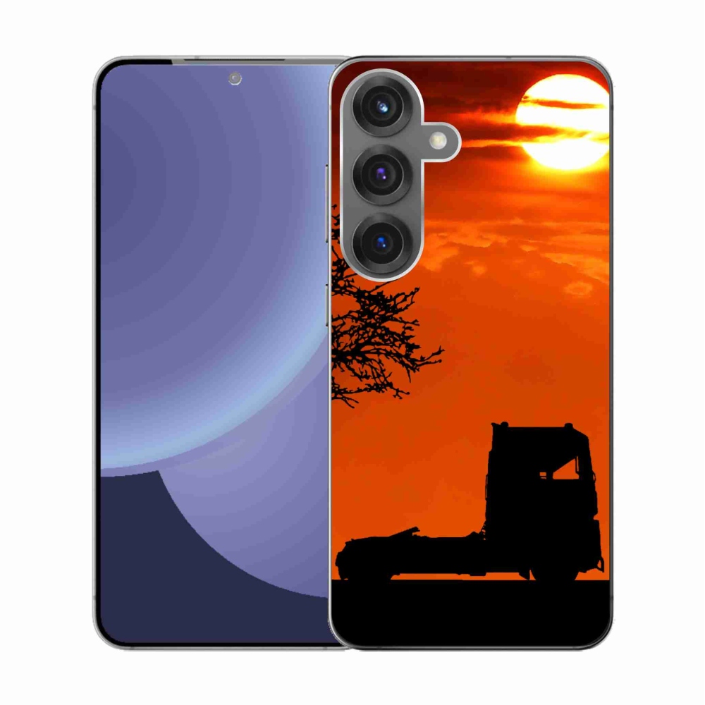 Gelový kryt mmCase na Samsung Galaxy S25 - kamion 3