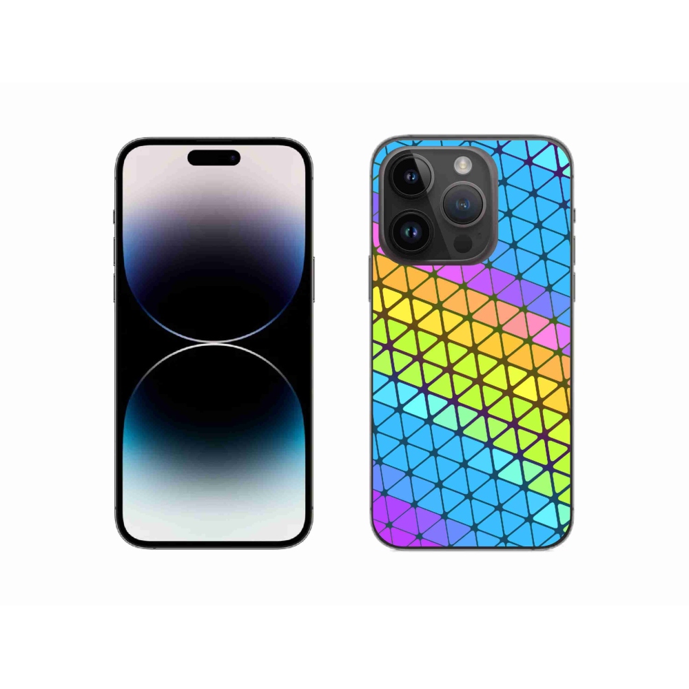Gelový kryt mmCase na iPhone 14 Pro - abstraktní motiv 16