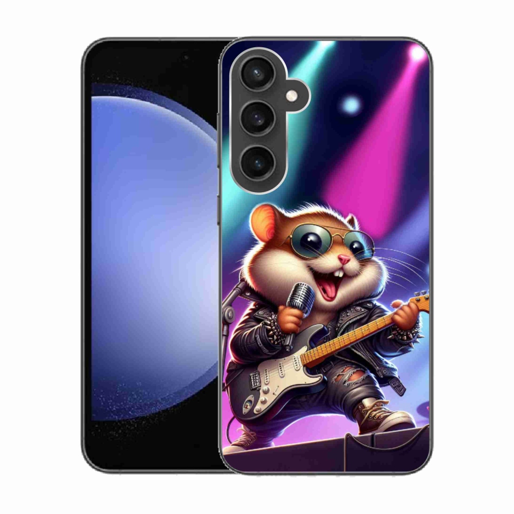 Gelový kryt mmCase na Samsung Galaxy S23 FE - křeček rocker