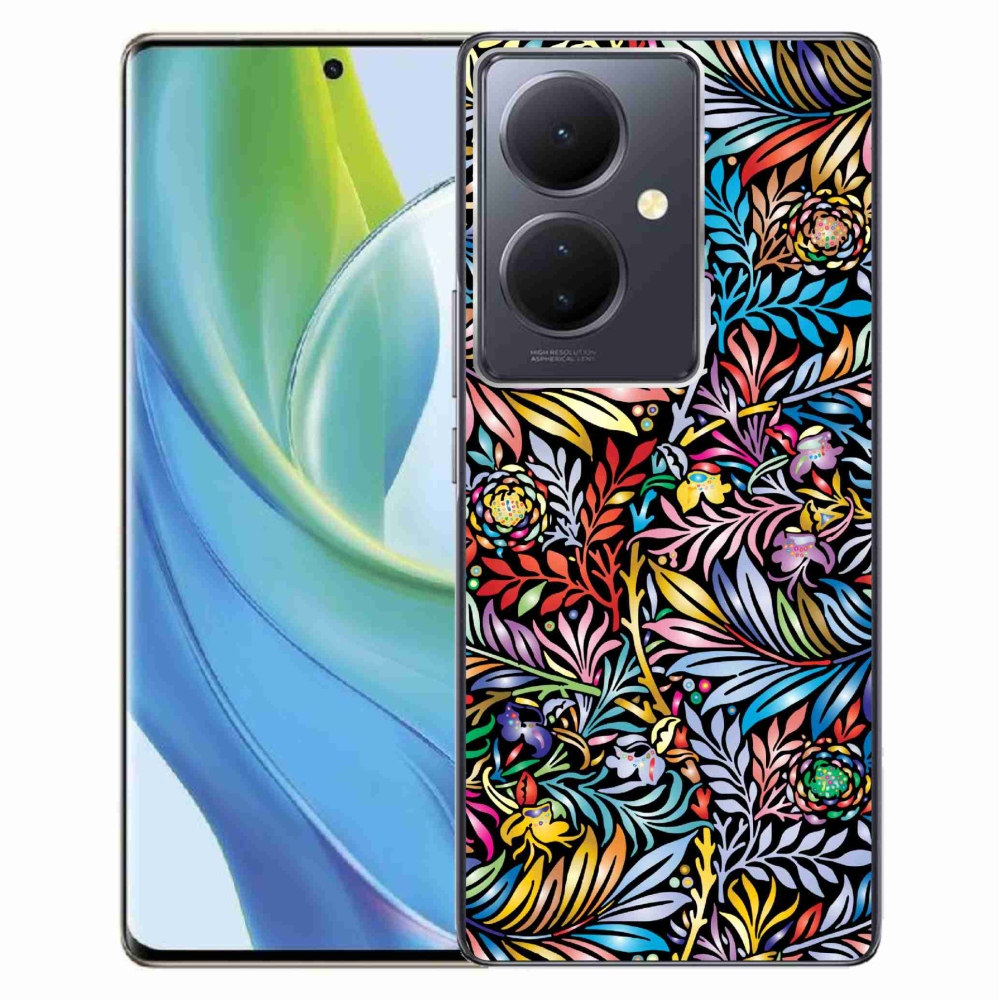Gelový kryt mmCase na Vivo V29 Lite 5G - květiny 5