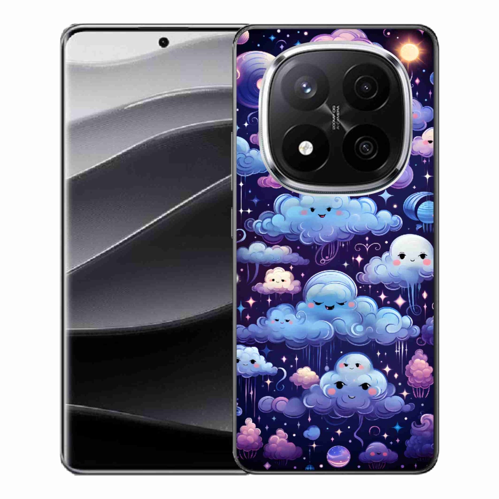 Gelový kryt mmCase na Xiaomi Redmi Note 14 Pro+ 5G - mráčky