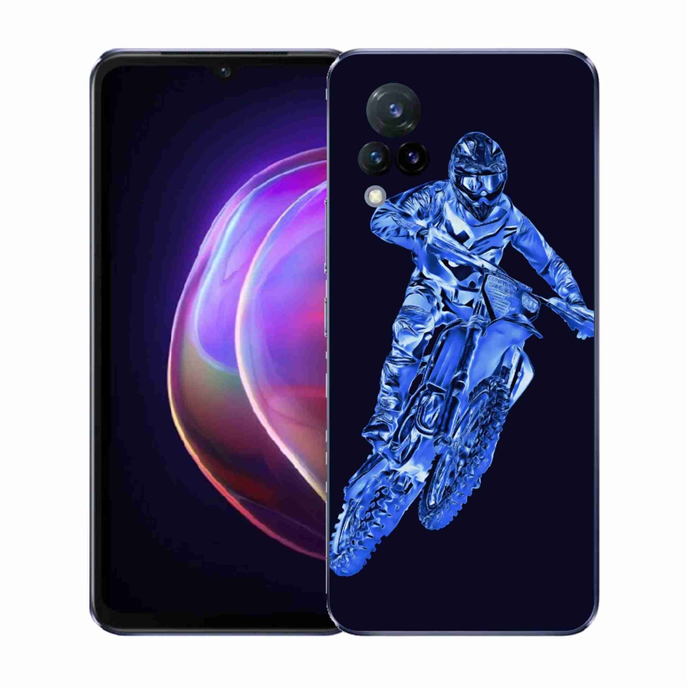 Gelový kryt mmCase na Vivo V21 4G/5G - motocross 1